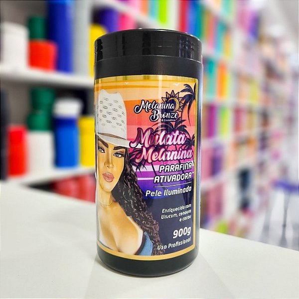 Melanina Bronze Parafina Mulata Melanina 900g