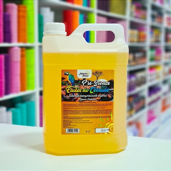 Melanina Bronze Sabonete Pré-Bronze 5l