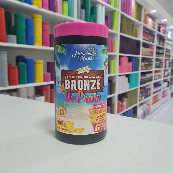 Melanina Bronze Parafina Bronze de Praia 900g