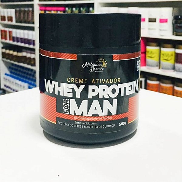 Melanina Bronze Ativador Whey Protein For Man 500g