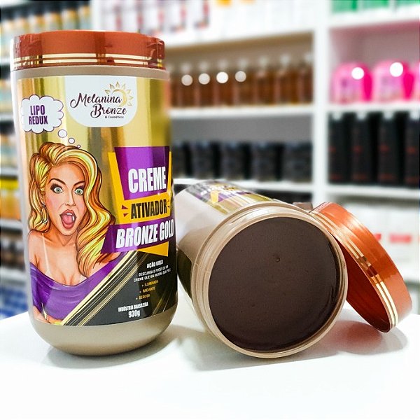 Melanina Bronze Parafina Bronze Gold 930g