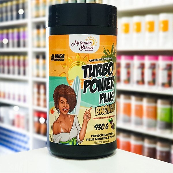 Melanina Bronze Turbo Power Plus Pele Negra 930g