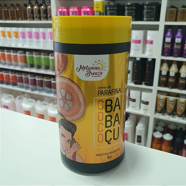 Melanina Bronze Parafina Coco Babaçu 1kg