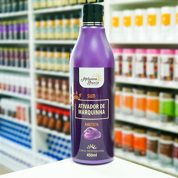 Melanina Bronze Ativador Ametista 450ml