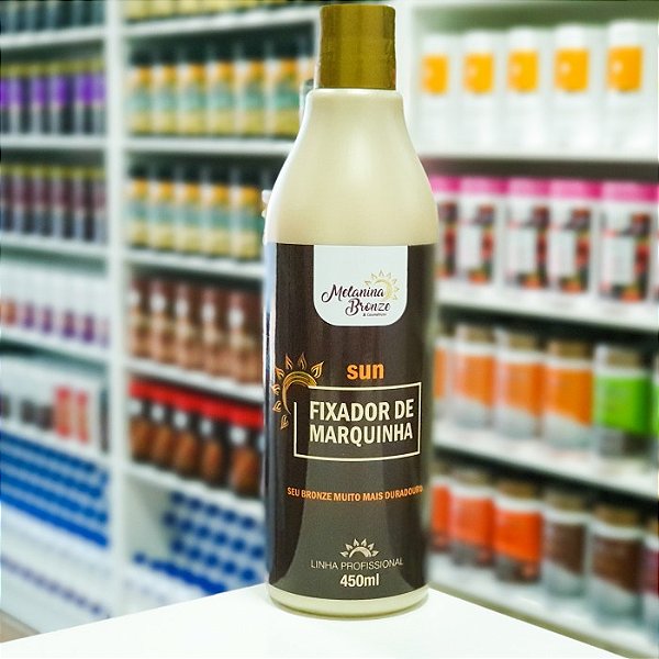 Melanina Bronze Fixador de Marquinha 450ml