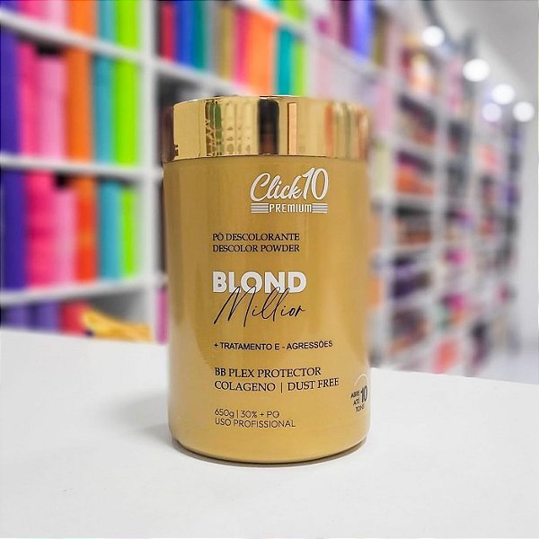 Click 10 Pó Descolorante Bland Millior 650g