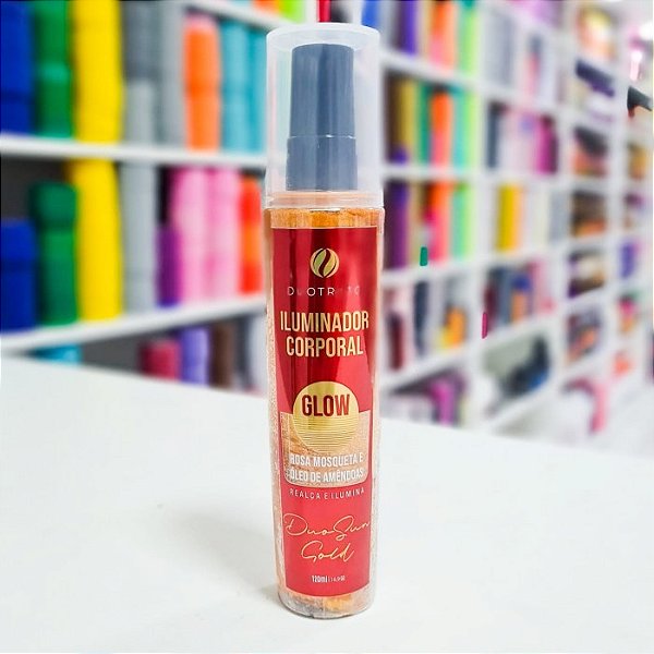 Duotrato Óleo Iluminador Corporal Glow 120ml e 500ml