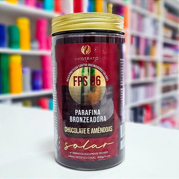 Duotrato Parafina Chocolate e Amêndoas 830g