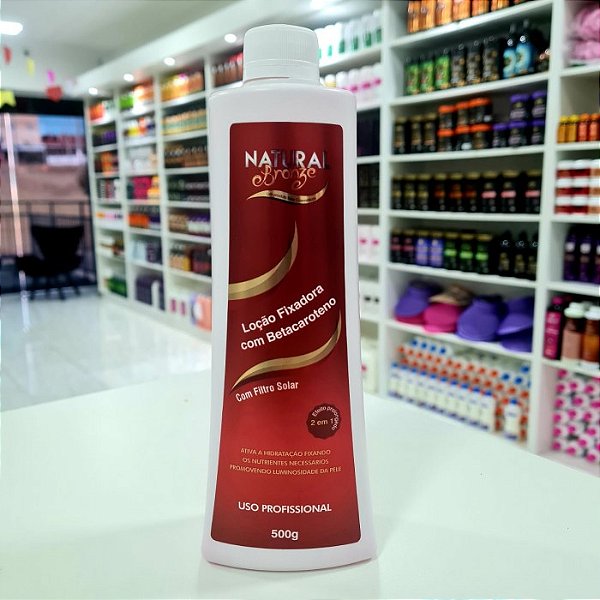 MAX Natural Bronze Loção Fixadora Betacaroteno 500ml