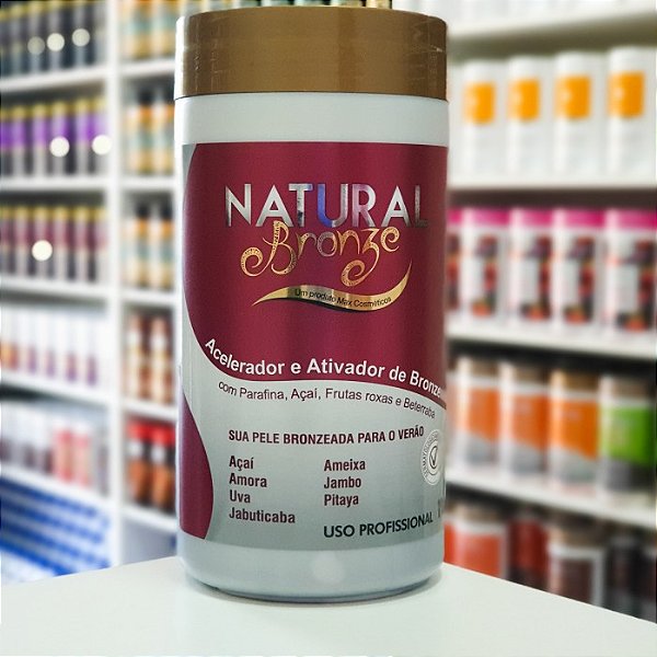 Natural Bronze Parafina Açaí Frutas Roxas 1kg