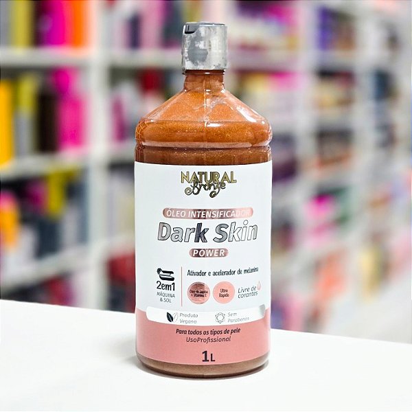 Natural Bronze Óleo Dark Skin 1L