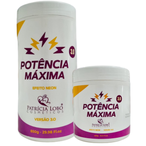 Patrícia Lobo Ativador Potência Máxima 3.0 Neon 450g e 850g