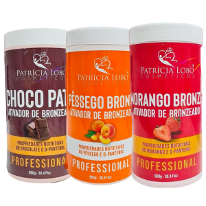 Patrícia Lobo Parafina Pêssego/Morango/Chocolate 850g