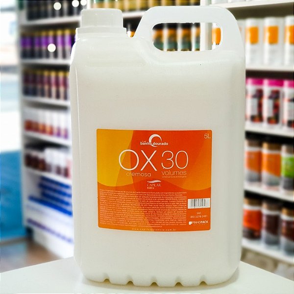 Capilar OX banho dourado vol 30 5L
