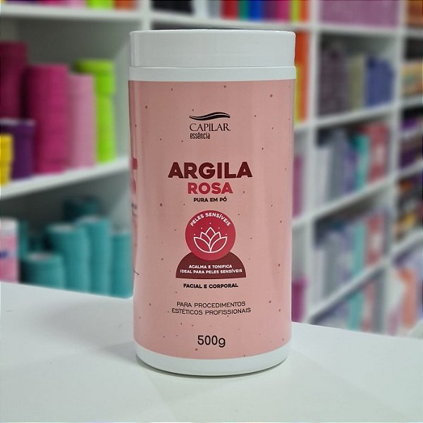 Capilar Argila Rosa em Pó 500g