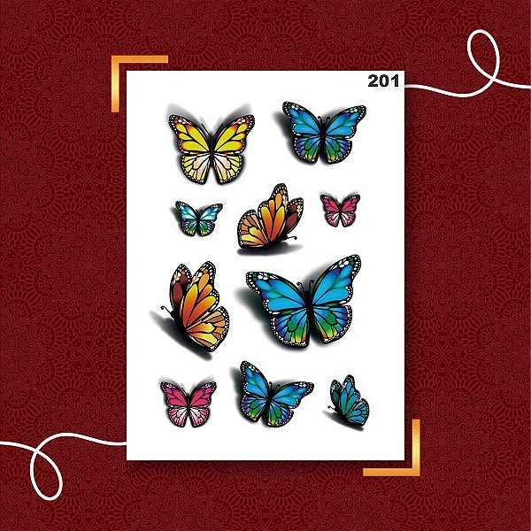 Tatuagens 3D - Conjunto 1