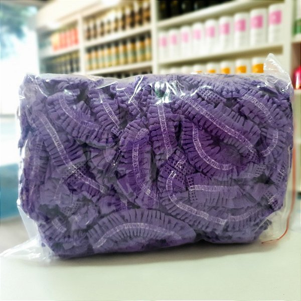 Touca Descartável Roxa 100un