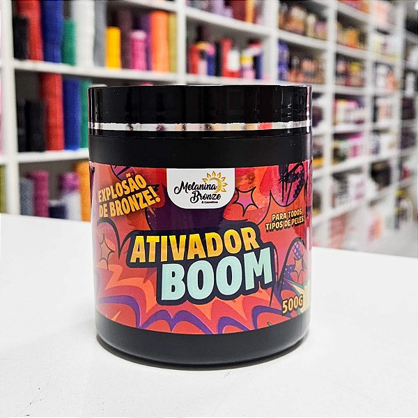 Melanina Bronze Ativador Boom 450g