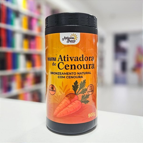 Melanina Bronze Parafina de Cenoura 900g