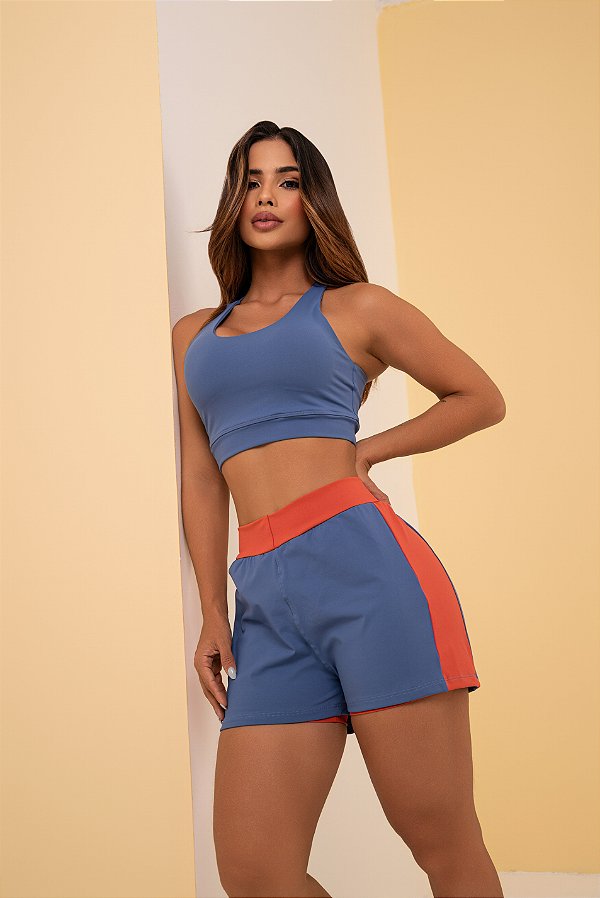 Short duplo poliamida