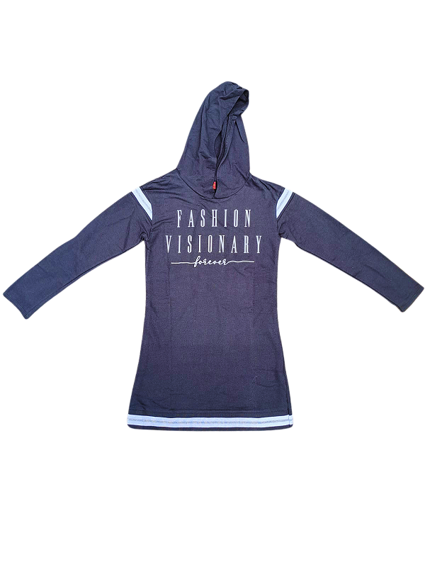 Vestido com Capuz Fashion Visionary