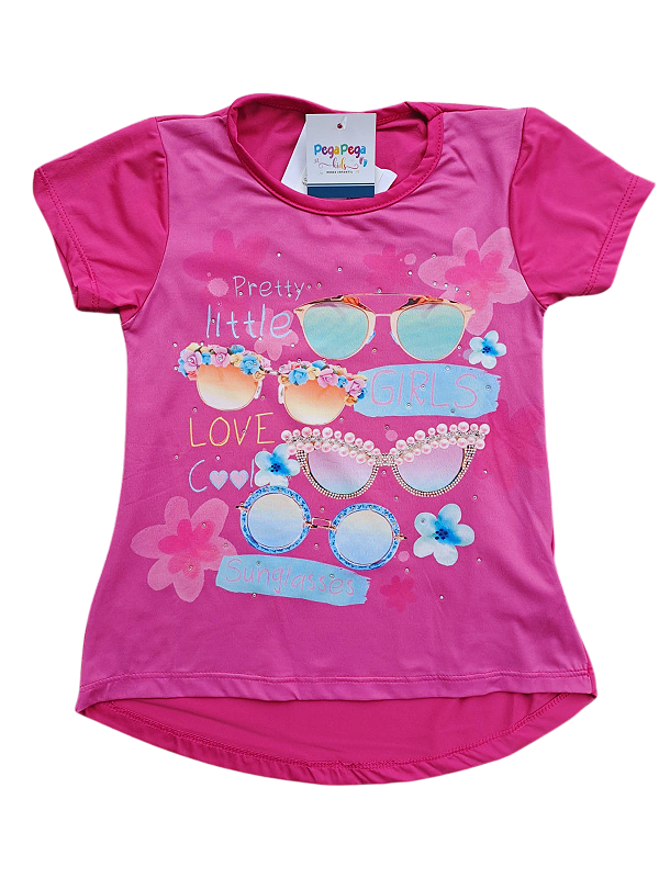 Blusa Infantil Feminina Rosa - Coloritta