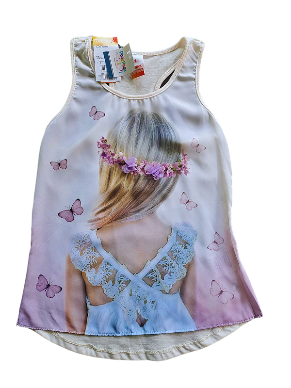 Blusa Regata Infantil Feminina - Marisol