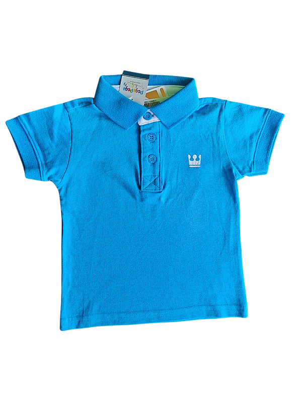 Camisa Polo Infantil Azul – Colorittta