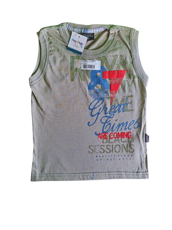 Regata Masculina Infantil Estampada – Quimby