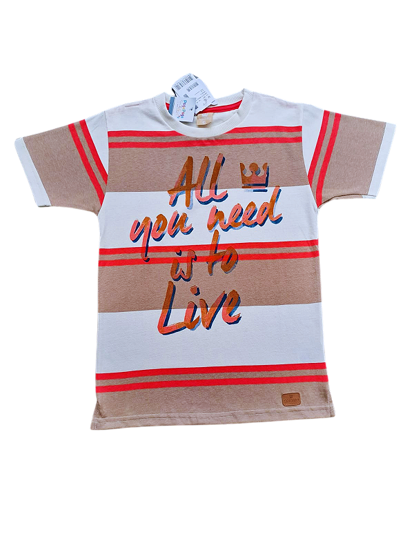 Camiseta Infantil Masculina Listrada – Coloritta