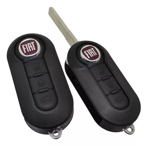 Carcaça Chave 3 Botões Com Lâmina Uno Punto Idea Palio Siena