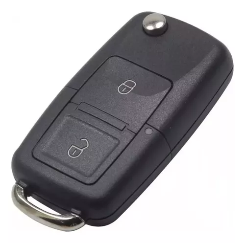 Chave Carcaça Oca Vw Golf/saveiro G5 2 Botões Volkswagem