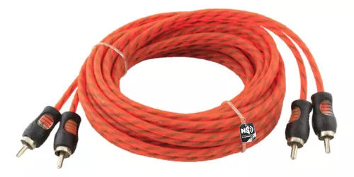 Cabo Rca Tripla Blindagem 5 Metros Kx3 Flexível Injetado 5mm