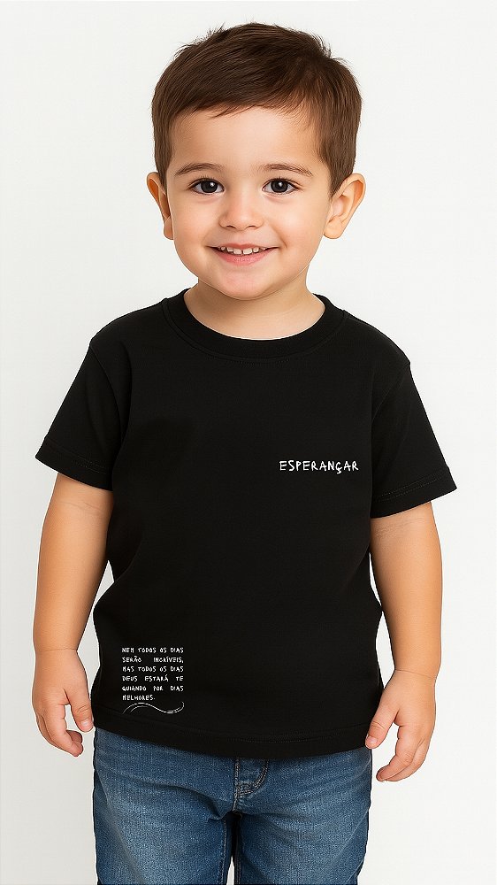 T-SHIRT INFANTIL - ESPERANÇAR