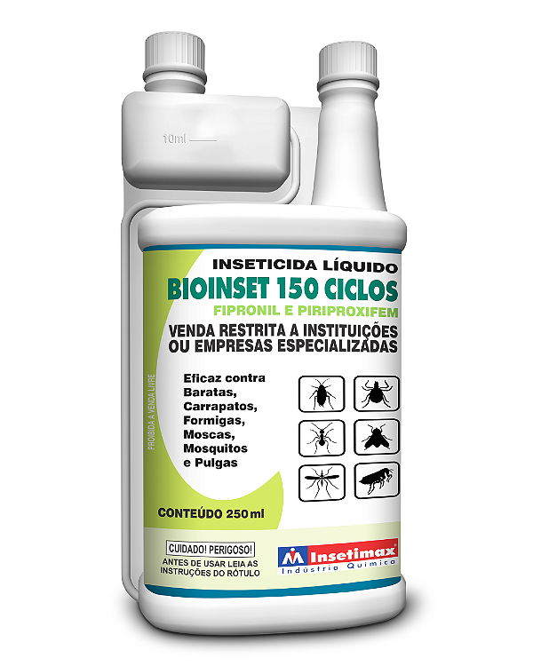 BIOINSET 150 CICLOS 250ML DOSADOR | PREÇO SOB CONSULTA