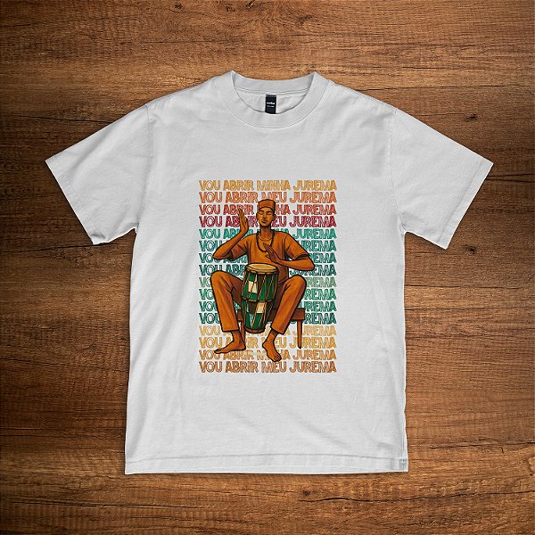 Camiseta Vou Abrir Meu Jurema – Ogã Branca