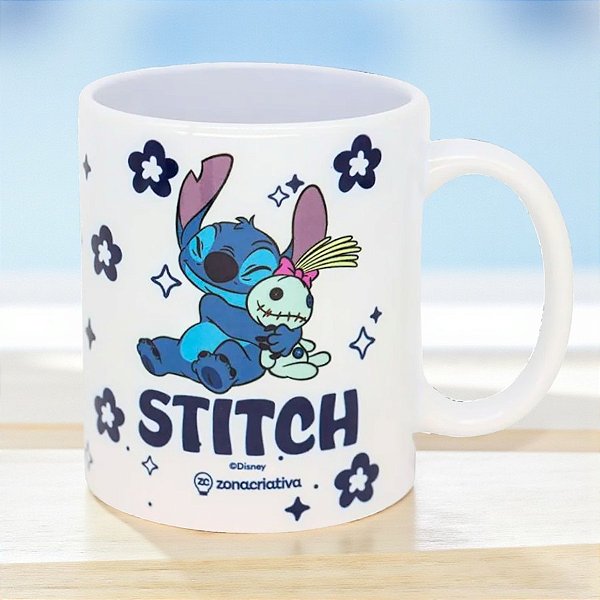 Caneca Pop New Gift Stitch Sonhando com OHANA - 350ml - Disney Original - 1 unidade - Rizzo