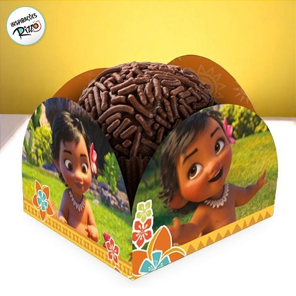 Porta Forminha - Moana Baby - 50 unidades - Disney Original - Rizzo