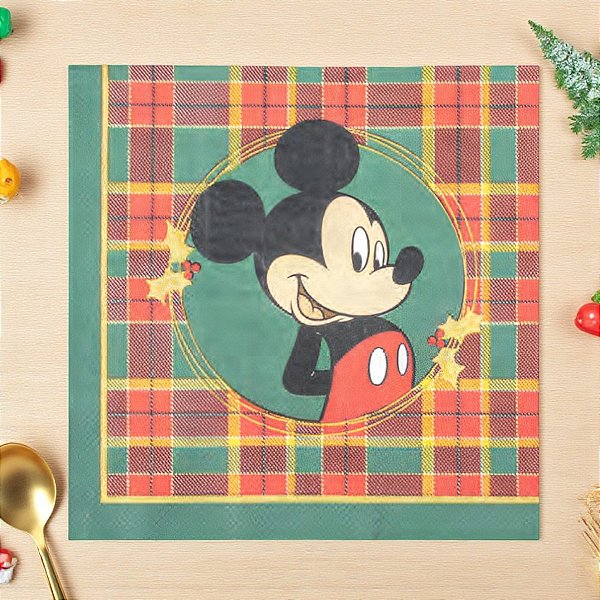 Guardanapo de Papel - Mickey - 33x33cm - Disney Original - 20 unidades -  Rizzo