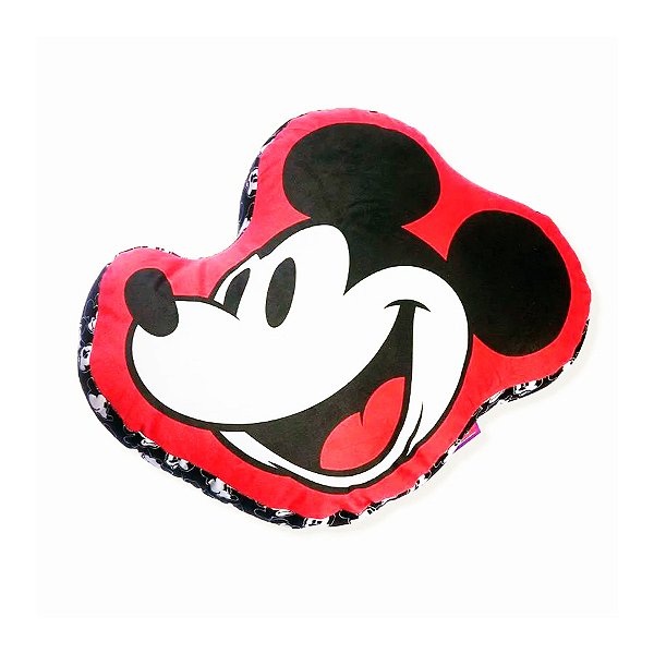 Almofada Formato Mickey Mouse - 38cm - 1 unidade - Disney Original - Zonacriativa