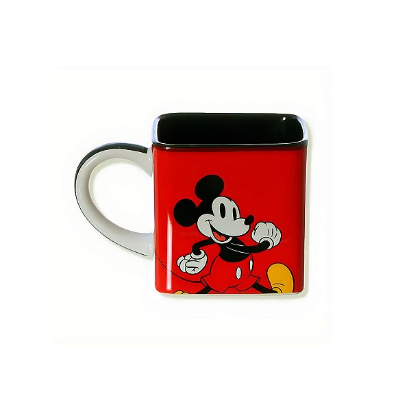 Caneca Cubo Mickey Mouse - 300ml - 1 unidade - Disney Original - Rizzo