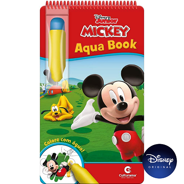 Livro Aqua Book Mickey - 01 Unidade - Disney Original - Culturama