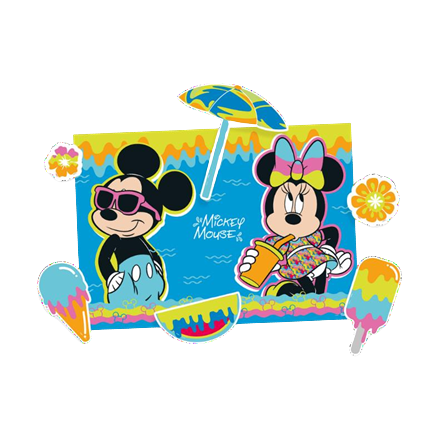 Kit Decorativo Mickey Cores 01 Unidade - Disney Original - Rizzo