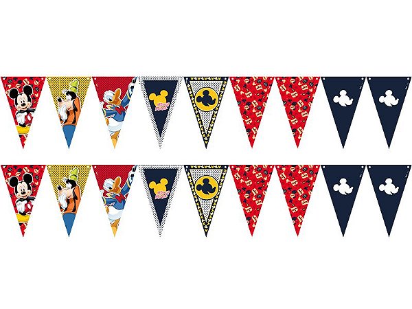 Faixa Decorativa Festa Mickey - 01 unidade - Disney Original - Rizzo