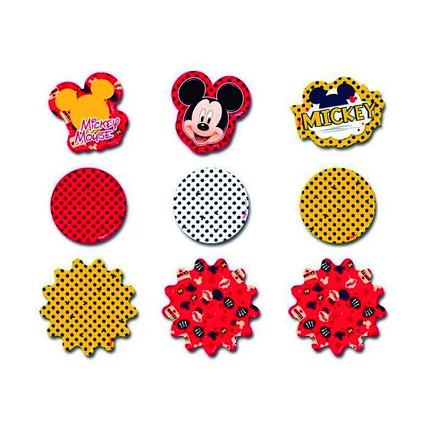 Kit Aplique Decorativo Festa Mickey Mouse - Disney Original - Rizzo