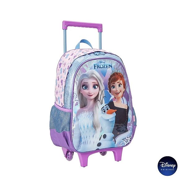 Mochila Escolar Com Rodinhas - Frozen - Disney Original - 1 unidade - Rizzo