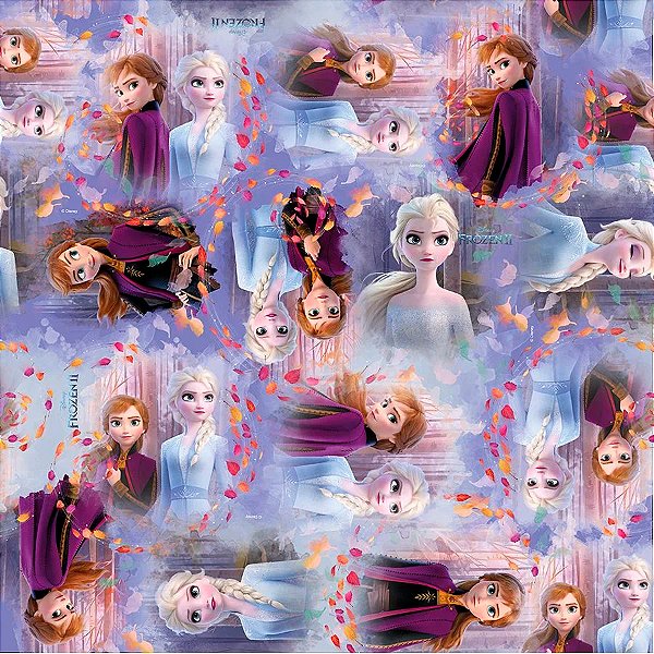 Folha para Ovos de Páscoa Frozen Folhas de Outono 69x89cm - 25 unidades - Disney Original - Rizzo