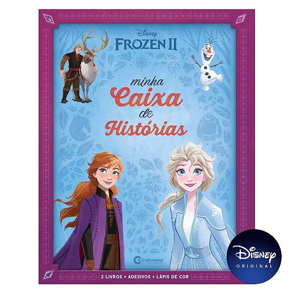 Livro Minha Caixa De Historias Frozen 2 - 01 Unidade - Disney Original - Rizzo