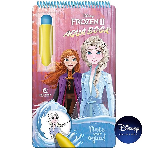 Livro Aqua Book Frozen 2 - 01 Unidade - Disney Original - Culturama