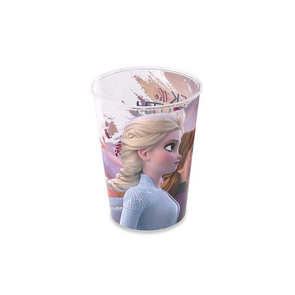 Copo de Plástico Festa Frozen 320Ml - Disney Original - Plasútil